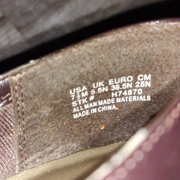 Soft style by Hush puppies dark brown dress shoes Sz 7.5 - Picture 6 of 7